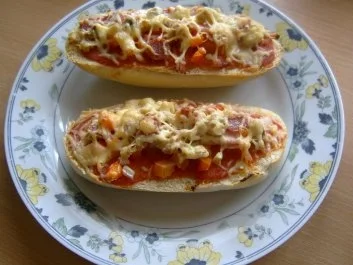 Brot: Baguette alla Pizza - Rezept - Bild Nr. 3