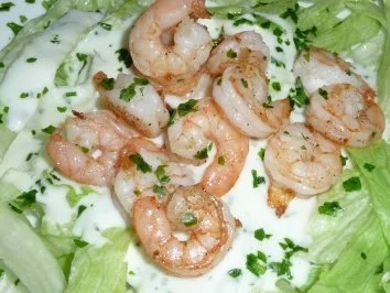 Rezept: Einfach nur mal Eisbergsalat... Einfach nur mal Eisbergsalat... - Rezept