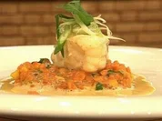 Gedünsteter Seeteufel mit Currylinsen à la Zacherl - Rezept