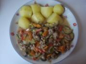 Gemüse Pfanne mit Hackfleisch - Rezept