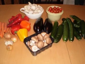 Mediterranes Ofengemüse mit Honig-Essig-Öl-Marinade - Rezept - Bild Nr. 2