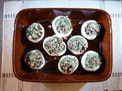 Champignonköpfe gefüllt - Rezept