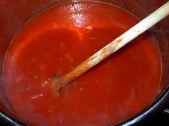 Rezept: Fenchel-Hackbällchen in San-Marzano-Tomaten-Sauce Bild Nr. 6 Fenchel-Hackbällchen in San-Marzano-Tomaten-Sauce - Rezept - Bild Nr. 6