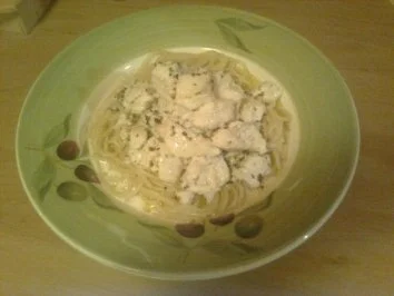 Rezept: Fischgeschnetzeltes auf Spagetti Fischgeschnetzeltes auf Spagetti - Rezept