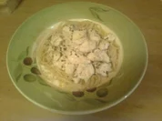 Fischgeschnetzeltes auf Spagetti - Rezept