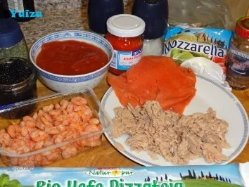 Rezept: Pizza de Pesce Yaiza Bild Nr. 2 Pizza de Pesce Yaiza - Rezept - Bild Nr. 2