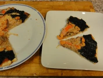 Rezept: Pizza de Pesce Yaiza Bild Nr. 6 Pizza de Pesce Yaiza - Rezept - Bild Nr. 6