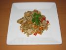 Knuspriges Schweinefleisch mit Reis und Ei - Rezept
