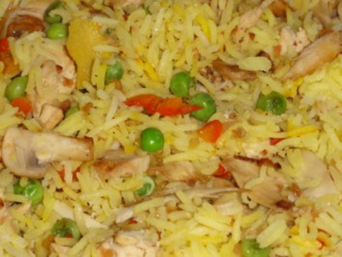 Reispfanne mit Huhn und Gemüse - Rezept - Bild Nr. 6