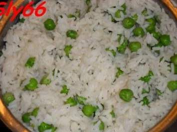Reisgerichte:Erbsenreis - Rezept