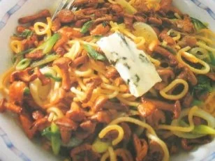 Pasta - Pfifferlinge mit Spätzle - Rezept