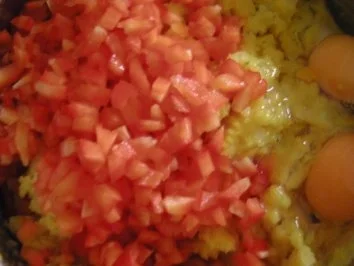 Polenta-Paprika-Käse-Bratlinge - Rezept - Bild Nr. 2