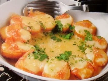 Gratin - Überbackene Käse-Kartoffeln - Rezept