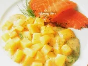 Rezept: Fisch - Dill-Kartoffeln mit Räucherlachs Fisch - Dill-Kartoffeln mit Räucherlachs - Rezept