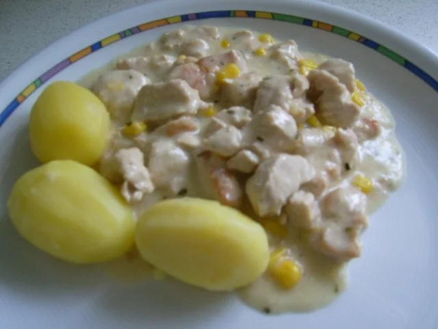 Rezept: Puten-Mais-Gulasch Puten-Mais-Gulasch - Rezept