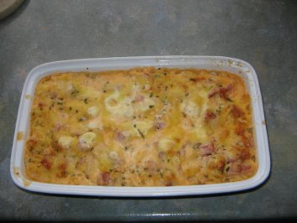 Nudel Schinken Gratin - Rezept Mit Bild - Kochbar.de