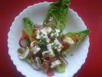 Rezept: Vorfrühlingssalat Mini Romana Vorfrühlingssalat Mini Romana - Rezept