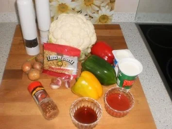 Rezept: Würziger Blumenkohl ~ Minutenfleisch ~ Wildreis Bild Nr. 2 Würziger Blumenkohl ~ Minutenfleisch ~ Wildreis - Rezept - Bild Nr. 2