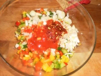 Rezept: Würziger Blumenkohl ~ Minutenfleisch ~ Wildreis Bild Nr. 4 Würziger Blumenkohl ~ Minutenfleisch ~ Wildreis - Rezept - Bild Nr. 4