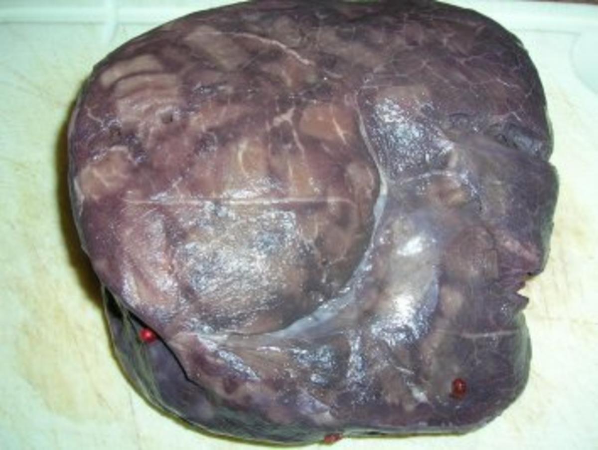 Rinderbraten in Bordeaux geschmort, mit gefülltem Wirsing Kartoffelgratin mit Prosciutto - Rezept - Bild Nr. 8