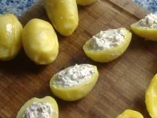 Rezept: Winterlicher Salat mit gefüllten Kartoffeln Bild Nr. 3 Winterlicher Salat mit gefüllten Kartoffeln - Rezept - Bild Nr. 3