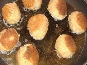 Rezept: Winterlicher Salat mit gefüllten Kartoffeln Bild Nr. 4 Winterlicher Salat mit gefüllten Kartoffeln - Rezept - Bild Nr. 4