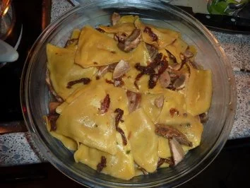 Auflauf: Steinpilzpasta überbacken - Rezept - Bild Nr. 2