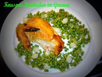 Knusper-Mais-Huehnchen und Coquelet auf Kartoffelstroh - Rezept - Bild Nr. 5
