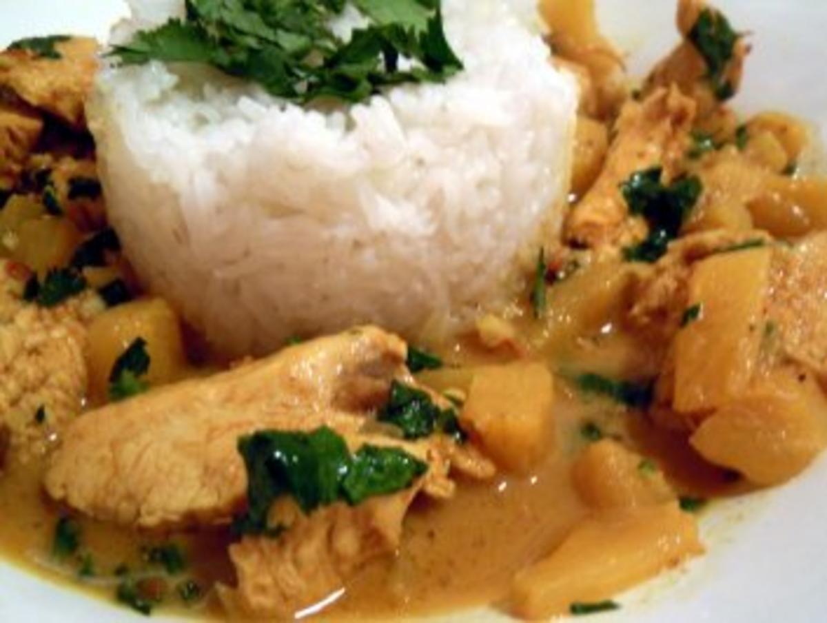 Bilder für Chicken-Ananas-Curry - Rezept