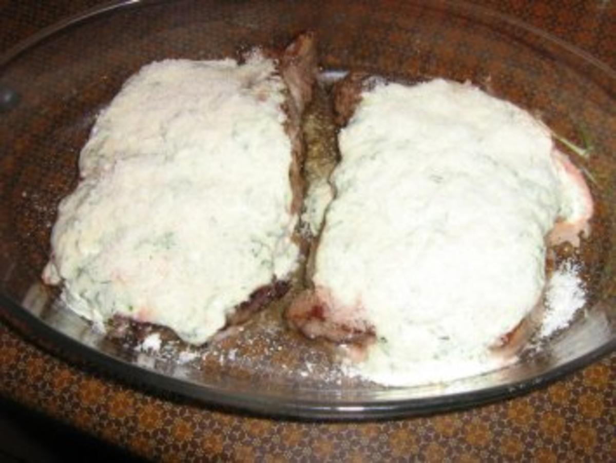 Rinderhüftsteak unter einer Kräuter-Parmesan-Kruste - Rezept - Bild Nr. 4
