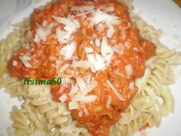 Rezept: Nudeln mit Thunfisch - Tomatensoße Bild Nr. 2 Nudeln mit Thunfisch - Tomatensoße - Rezept - Bild Nr. 2