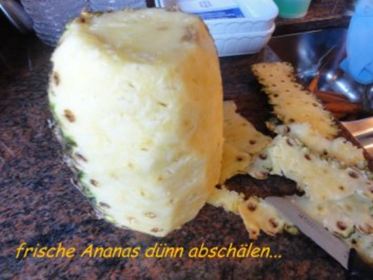 Dessert:  SCHOKOPUDDING mit frischer Ananas - Rezept - Bild Nr. 2