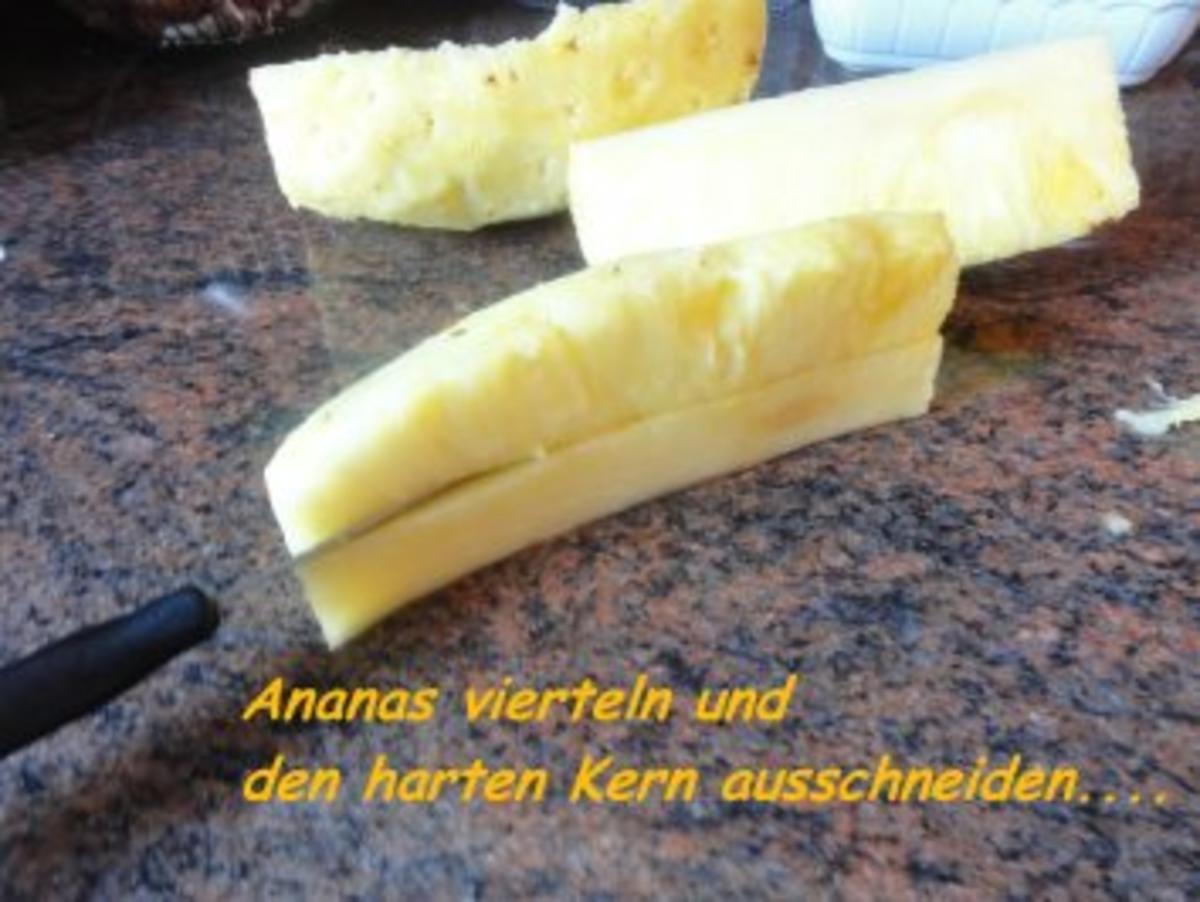 Dessert:  SCHOKOPUDDING mit frischer Ananas - Rezept - Bild Nr. 3