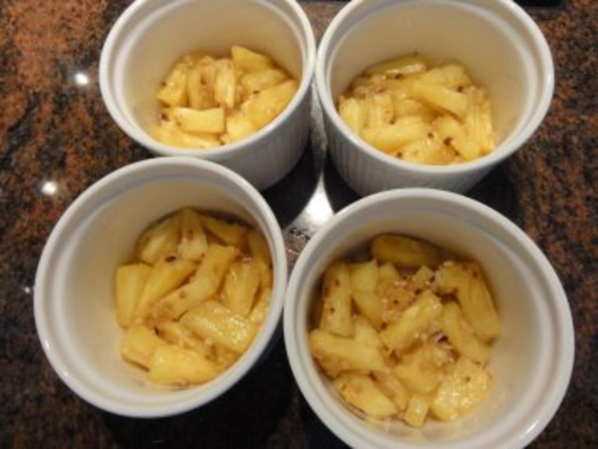 Dessert:  SCHOKOPUDDING mit frischer Ananas - Rezept - Bild Nr. 6