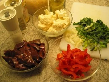 Nudelgerichte: Nudelpfanne mit Putenleber - Rezept - Bild Nr. 2