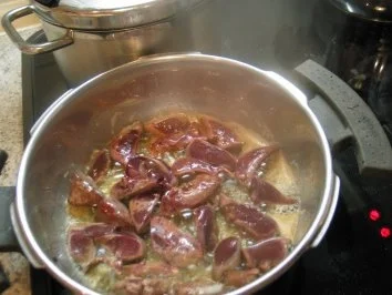 Nudelgerichte: Nudelpfanne mit Putenleber - Rezept - Bild Nr. 3