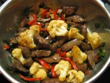 Nudelgerichte: Nudelpfanne mit Putenleber - Rezept - Bild Nr. 5