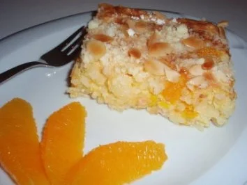 Auflauf: Orangen-Reis-Auflauf - Rezept