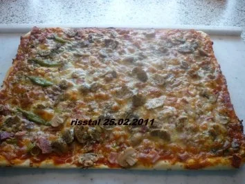 Pizza mit einer scharfen Seite - Rezept - Bild Nr. 10
