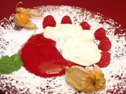 Ricotta-Creme mit Himbeer-Mousse - Rezept