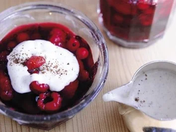 Rezept: Hibiskusblütengötterspeise Hibiskusblütengötterspeise - Rezept