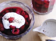 Hibiskusblütengötterspeise - Rezept