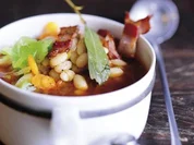 Rooiboseintopf mit weißen Bohnen - Rezept