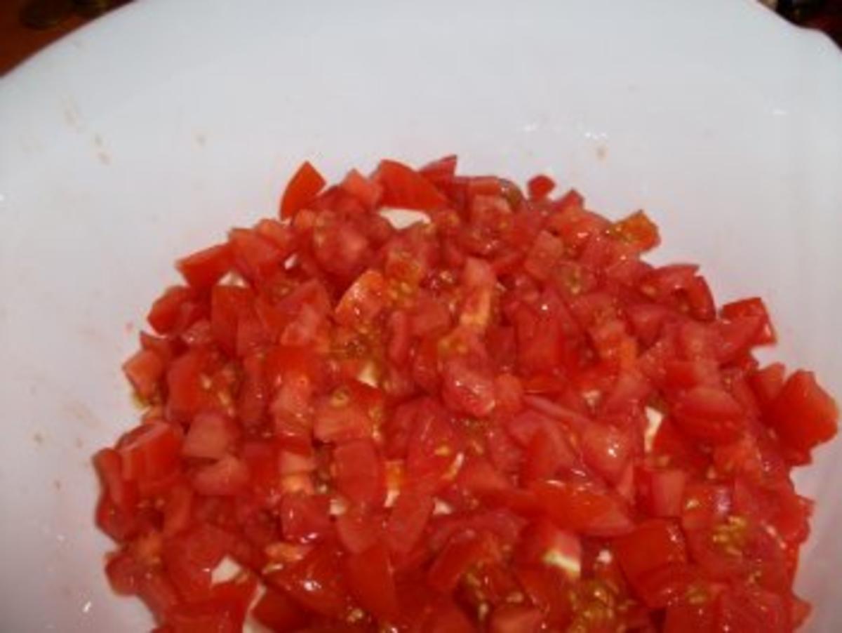 Tomaten-Mozzarella-Feldsalat-Salat - Rezept - Bild Nr. 4