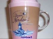 Getränk: Espresso mit rosa Schaumberg - Rezept