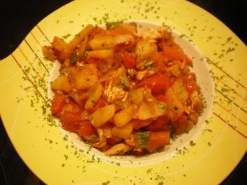 Rezept: Kartoffel-Paprika-Chilli-Pfanne Kartoffel-Paprika-Chilli-Pfanne - Rezept