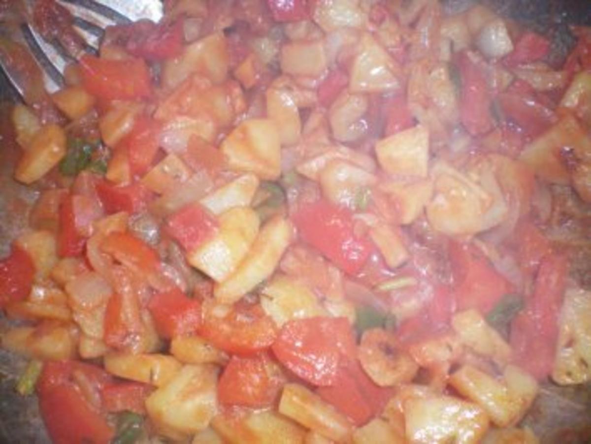 Kartoffel-Paprika-Chilli-Pfanne - Rezept - Bild Nr. 5