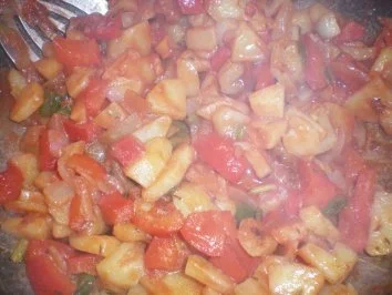 Rezept: Kartoffel-Paprika-Chilli-Pfanne Bild Nr. 5 Kartoffel-Paprika-Chilli-Pfanne - Rezept - Bild Nr. 5