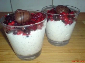 Rezept: DESSERT :..... Italienischer Waldbeer - Becher DESSERT :..... Italienischer Waldbeer - Becher - Rezept