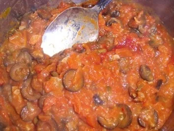 Pasta: Fettucine al puttanesca - Rezept - Bild Nr. 5